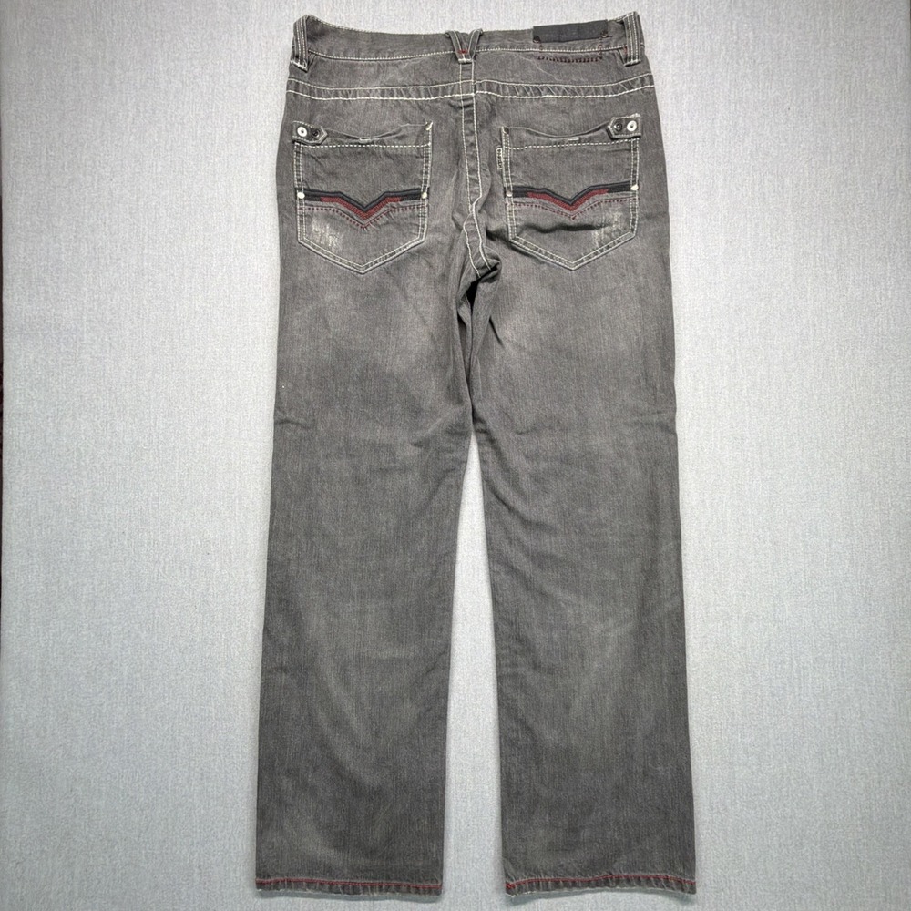 Vintage‎ Parish Nation Jeans Y2K  Denim Black Baggy Men's